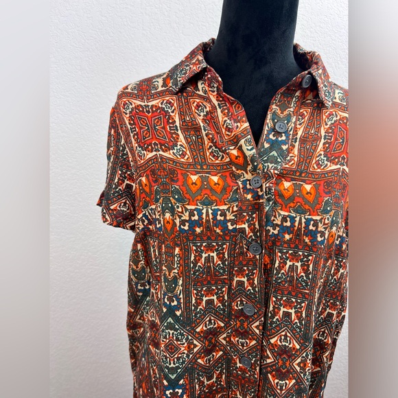 NWT: Urban Outfitters Boho Indie Tribal Pattern Size Medium - Picture 2 of 10